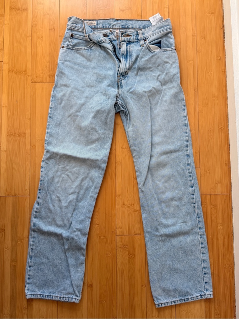 Levi's Dad Jean Fan Flare Light Wash Straight Leg Women's Jeans